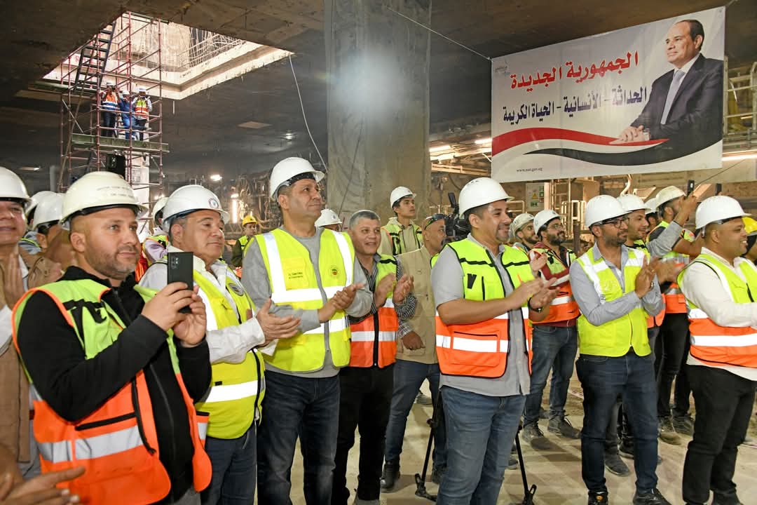 وصول ماكينة الحفر النفقي TBM