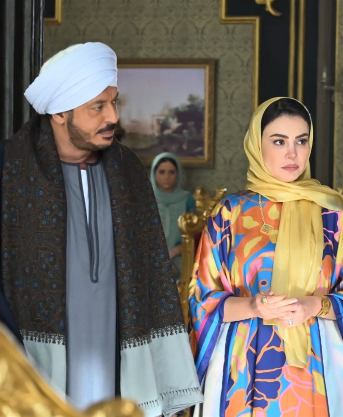 دينا فؤاد ومصطفى شعبان