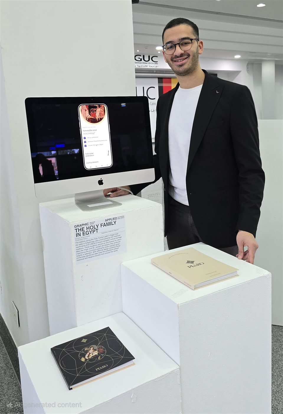 طالب بفنون الألمانية بالقاهرة