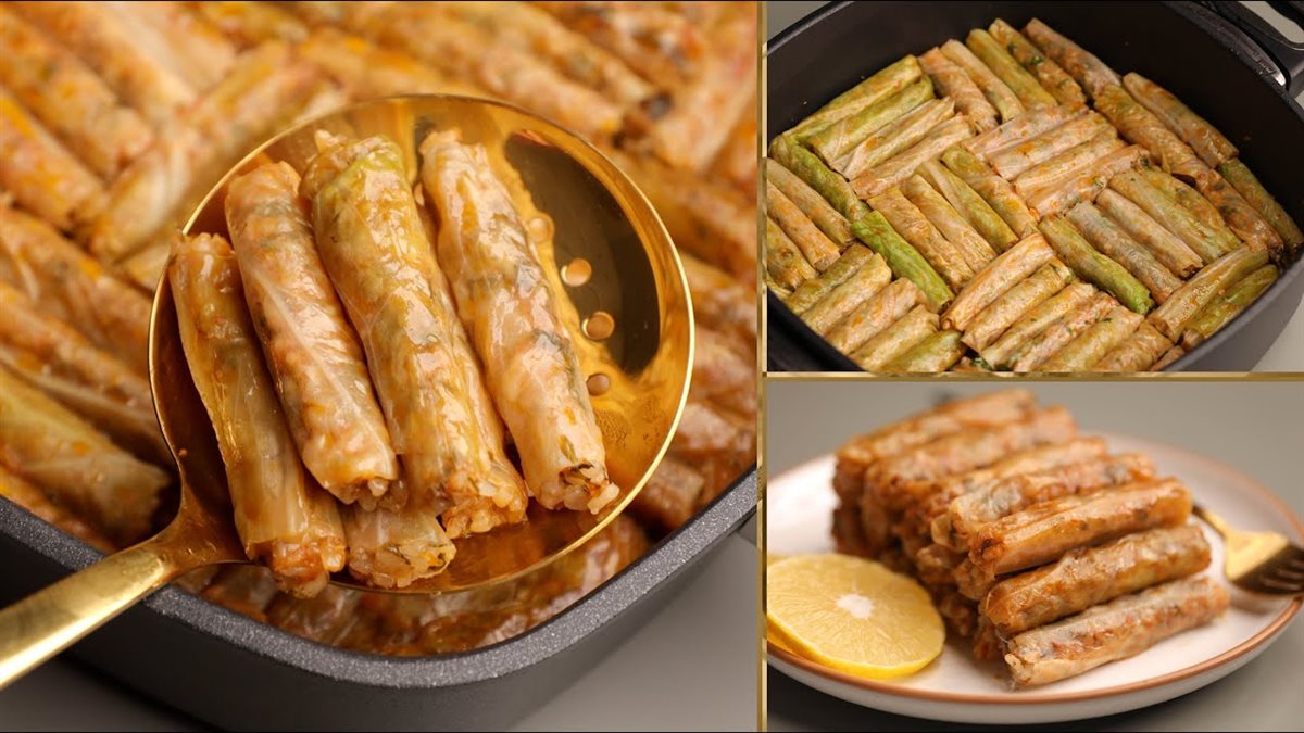 طريقة عمل محشي كرنب