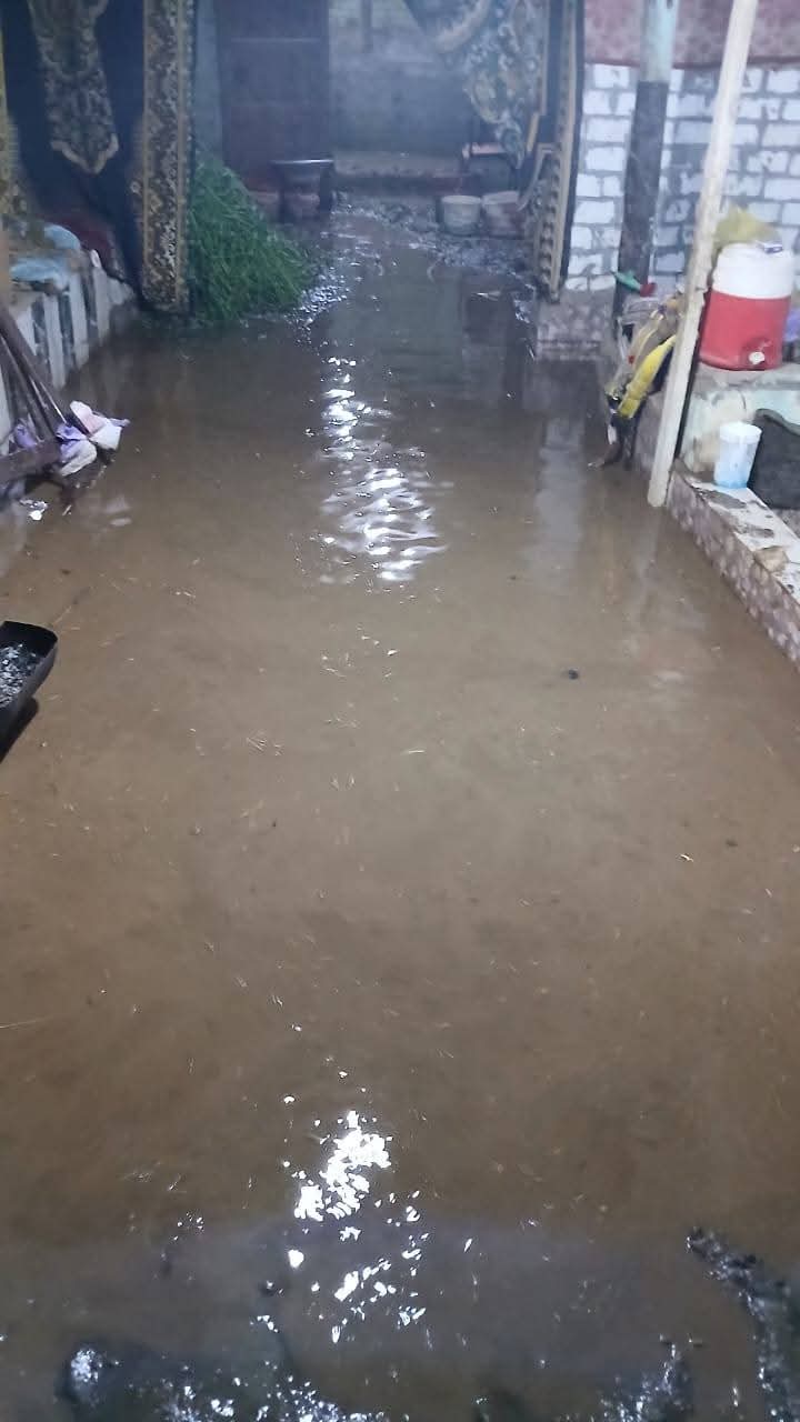 السيطرة على انفجار خط مياه بميت شهالة بالمنوفية