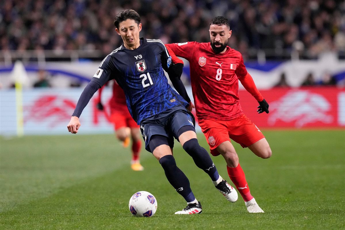 مباراة اليابان والبحرين في تصفيات كأس العالم