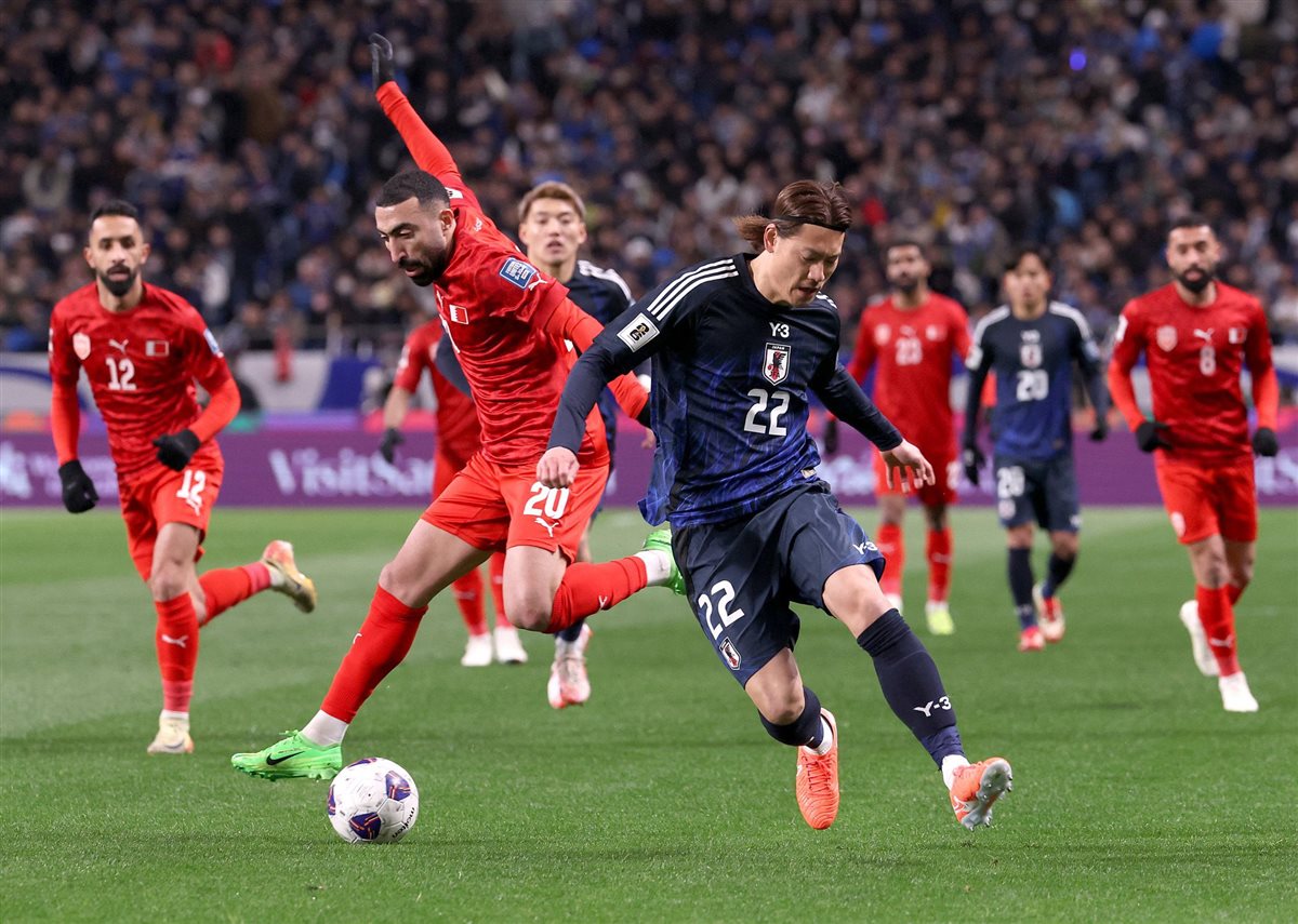 مباراة اليابان والبحرين في تصفيات كأس العالم