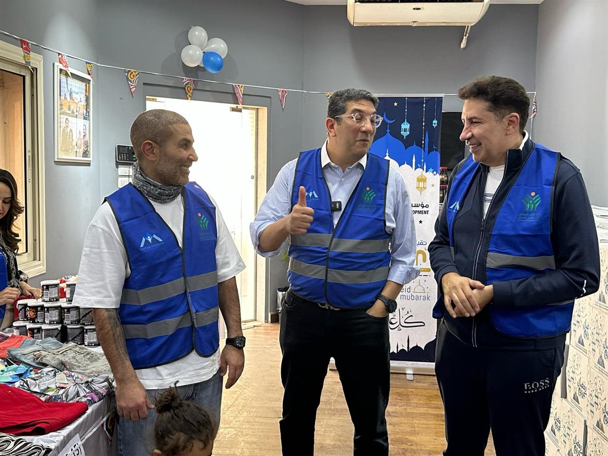 جانب من مشاركة الفنان أحمد سعد