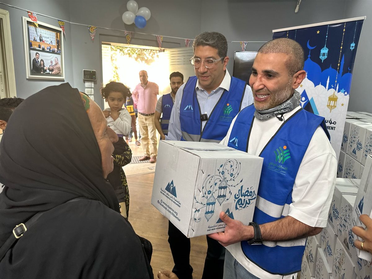 جانب من مشاركة الفنان أحمد سعد