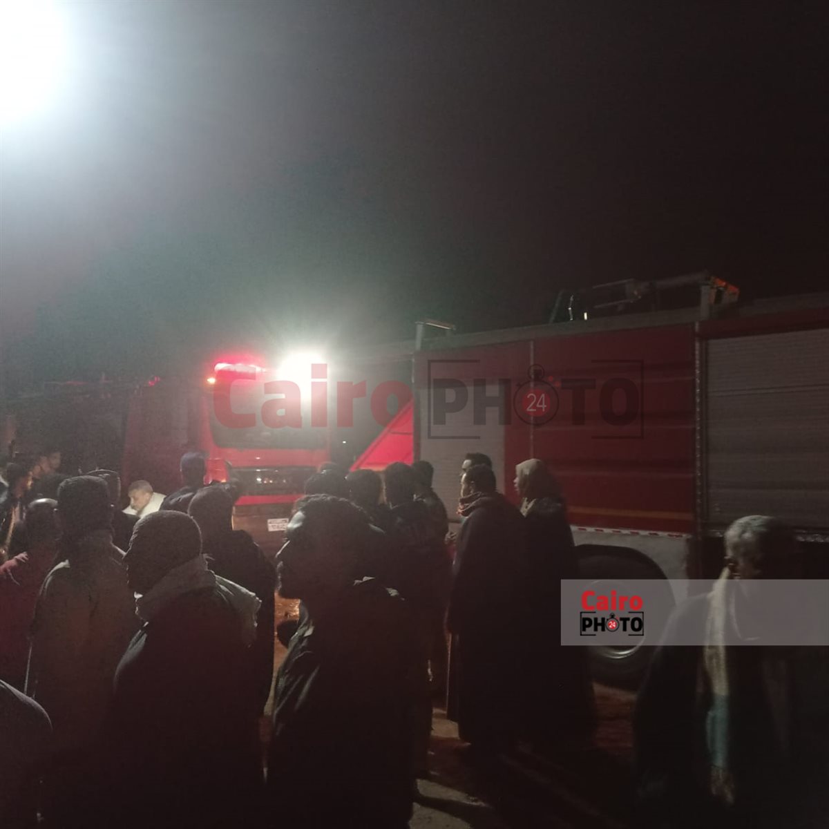 حريق بمخزن بلاستيك بكفر الشيخ 