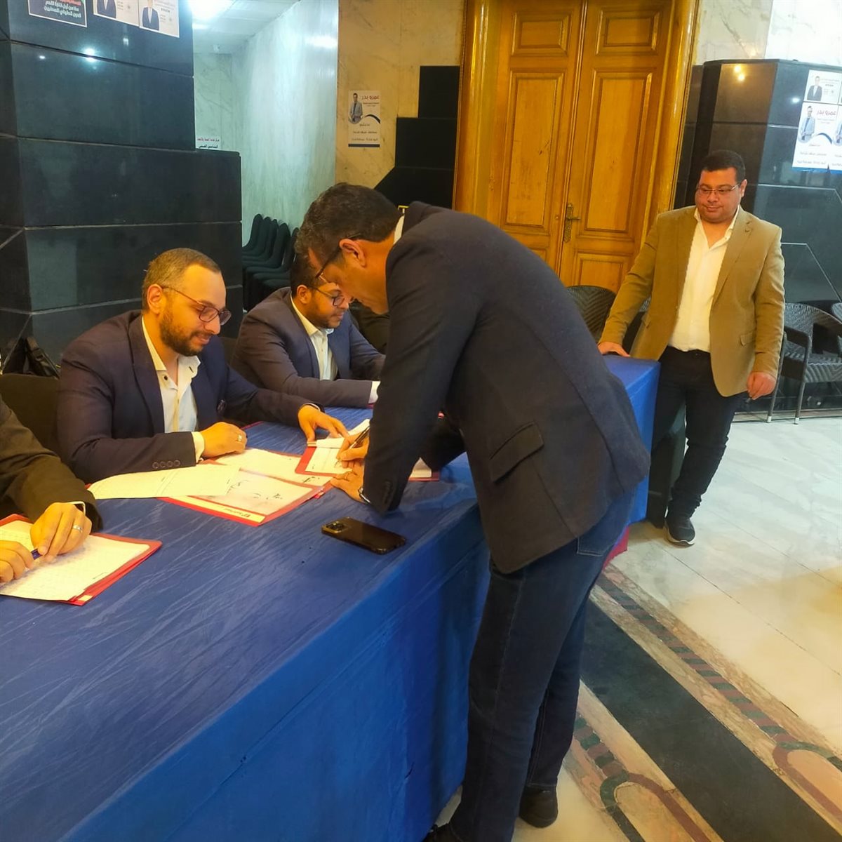 البلشي أول المسجلين