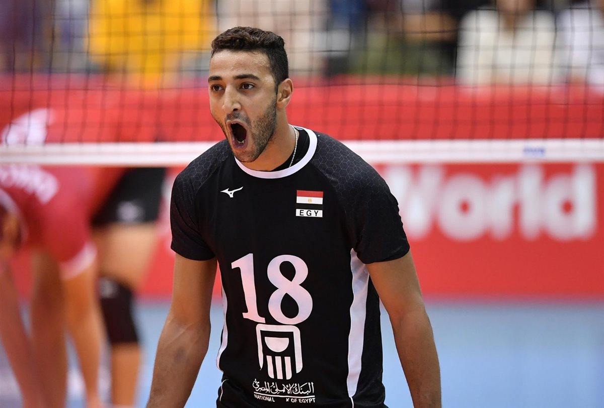  أحمد سعيد نجم منتخب الطائرة