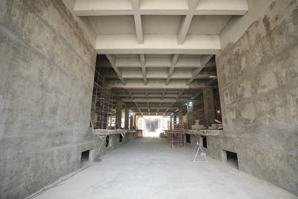 صور تقدم الأعمال التنفيذية في محطة مترو حدائق الأشجار بالخط الرابع