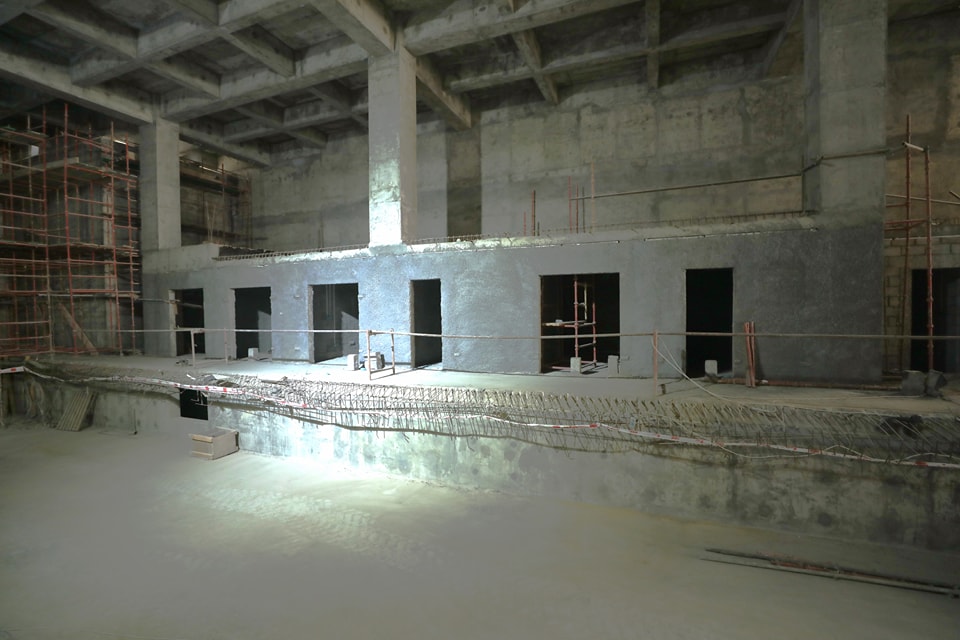 صور تقدم الأعمال التنفيذية في محطة مترو حدائق الأشجار بالخط الرابع