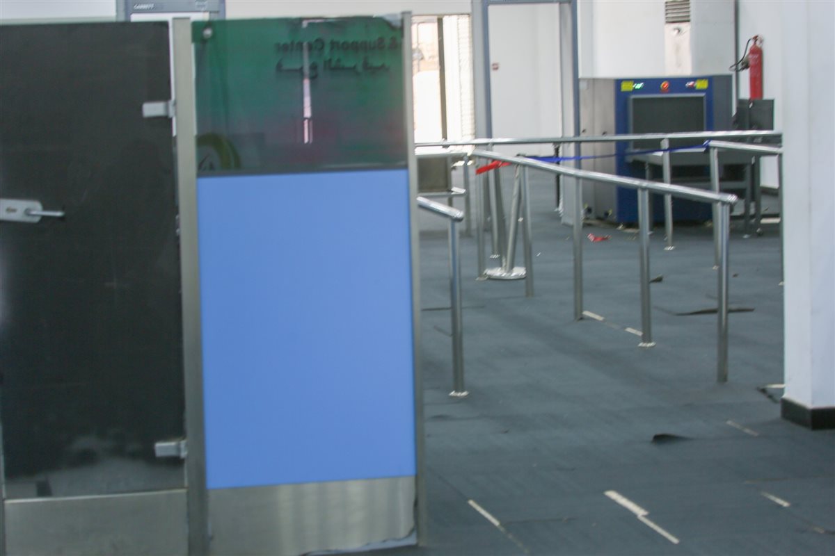 لاعبو منتخب جنوب السودان في مطار بنغازي