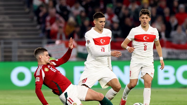 <strong>مباراة تركيا والمجر في دوري الأمم الأوروبية</strong>