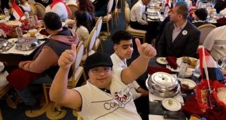 الداخلية تنظم حفل إفطار جماعي لعدد من ذوى القدرات الخاصة بنادي الشرطة 