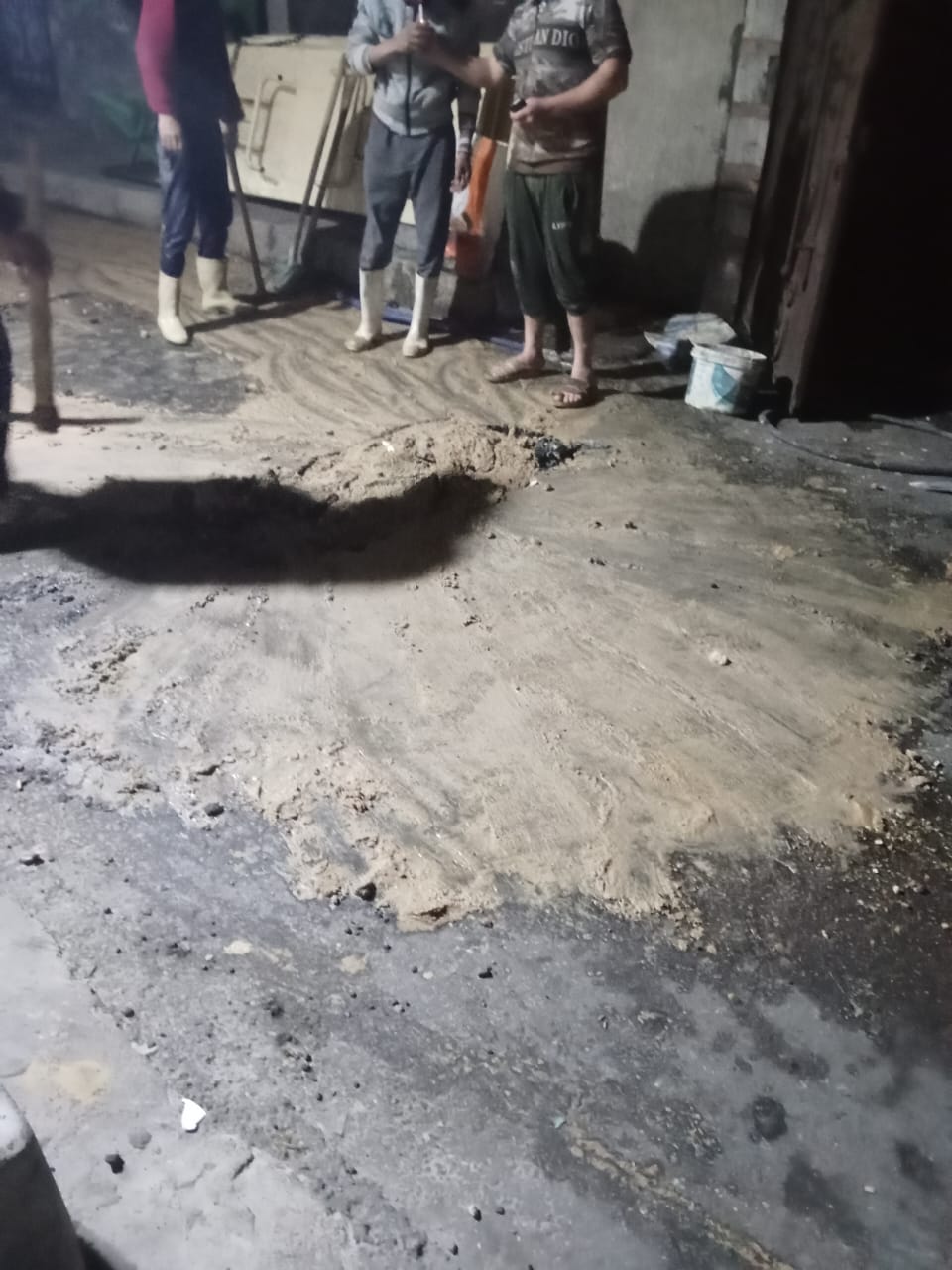 إصلاح كسر ماسورة مياه بالإسكندرية 