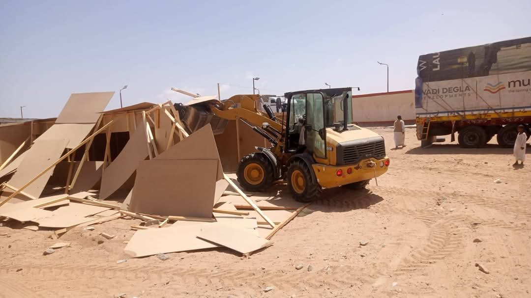 حملة لإزالة مخالفات البناء بحلايب 