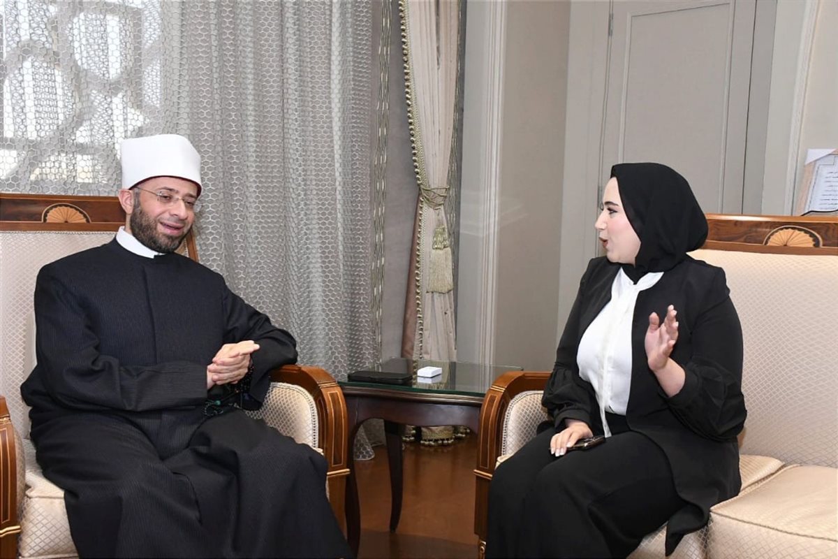 جانب من حوار وزير الأوقاف