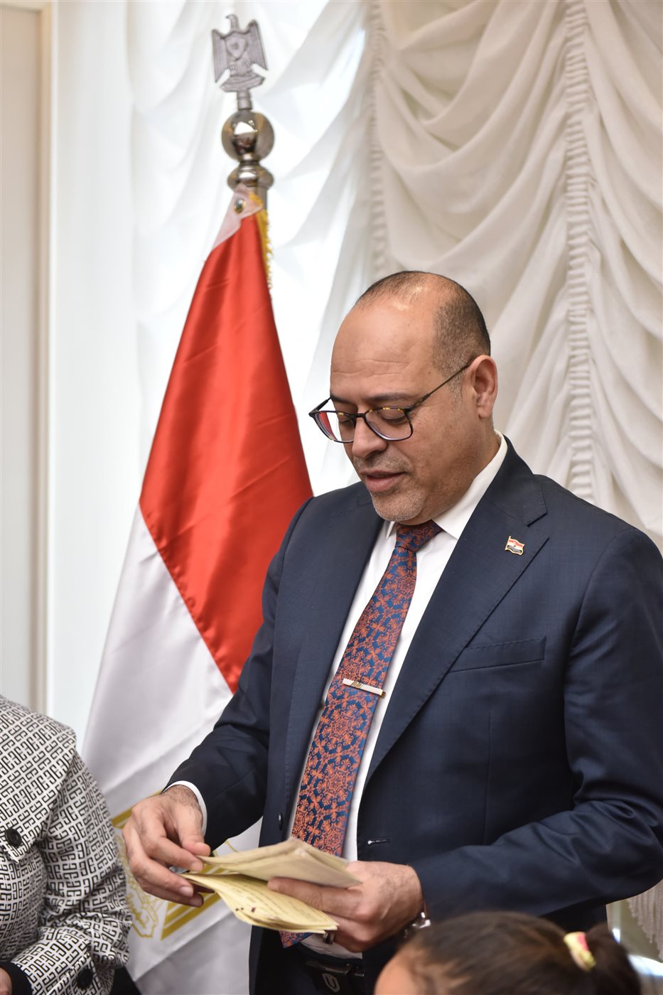 جانب من التسليم&nbsp;