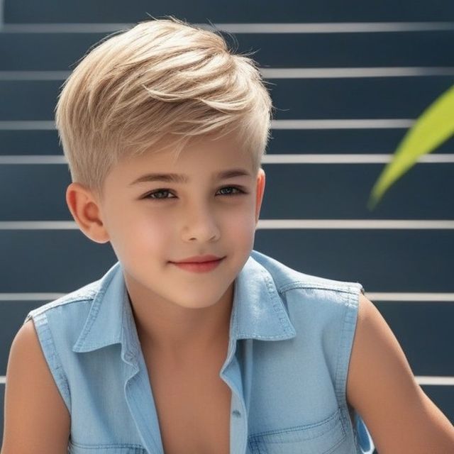 قصات شعر أطفال أولاد