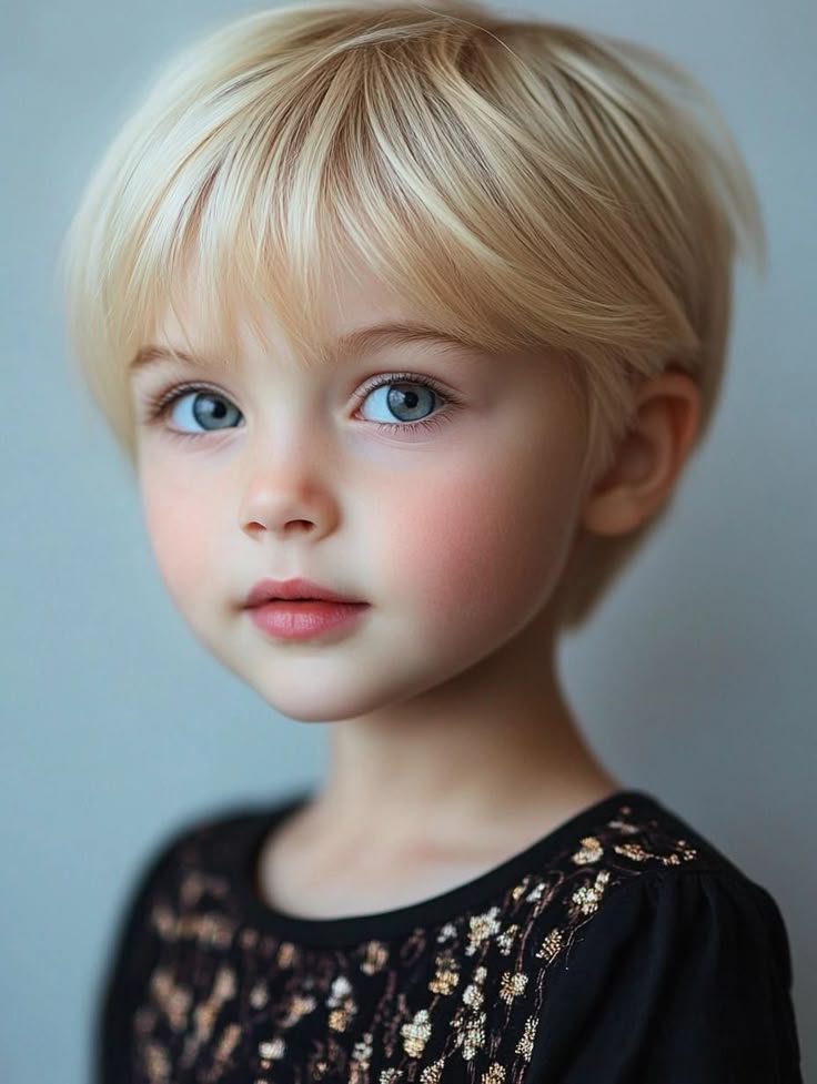 قصات شعر أطفال بنات