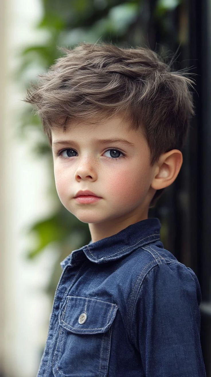 قصات شعر أطفال أولاد طويل