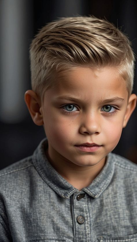 قصات شعر أطفال أولاد مدرج