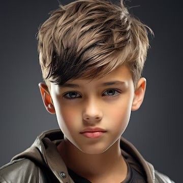 قصات شعر أطفال أولاد مدرج