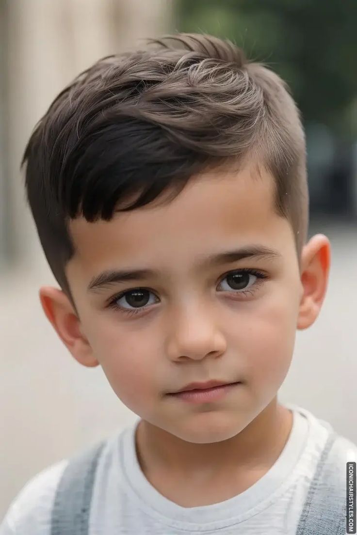 قصات شعر أطفال أولاد قصير