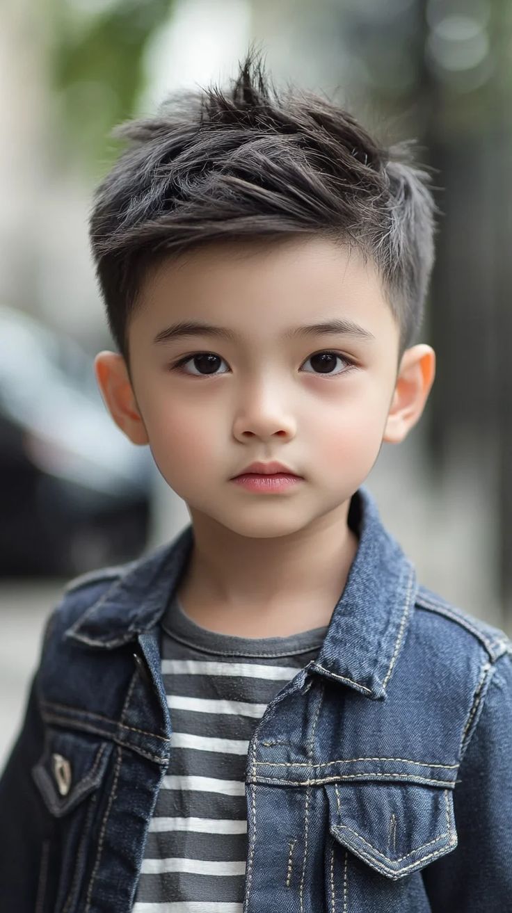 قصات شعر أطفال أولاد قصير