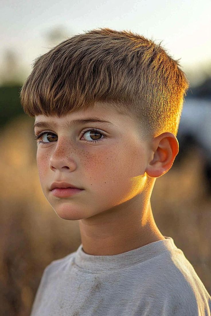 قصات شعر أطفال أولاد فرنسي