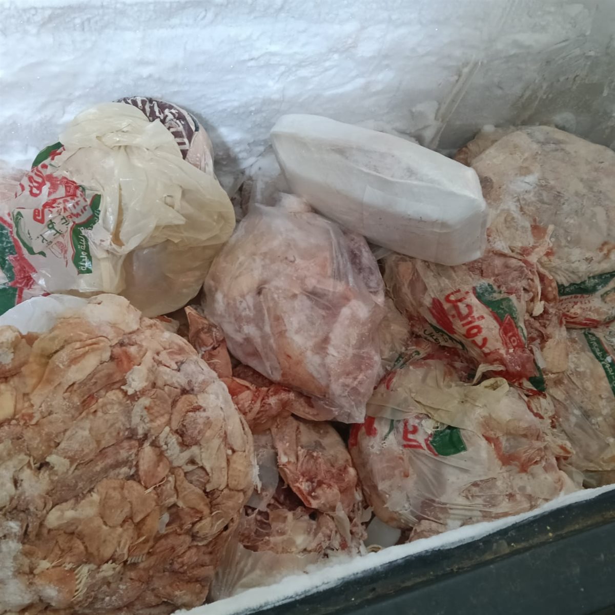 المضبوطات الغير صالحة للاستهلاك الأدمي