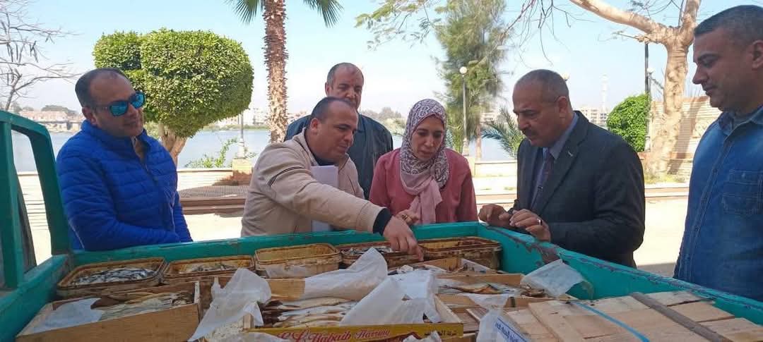 ضبط كميات من الرنجة بكفر الشيخ