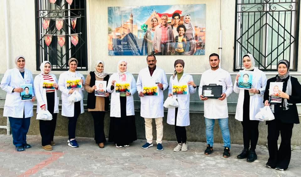 الطاقم الطبي بهيئة الرعاية الصحية ببورسعيد 