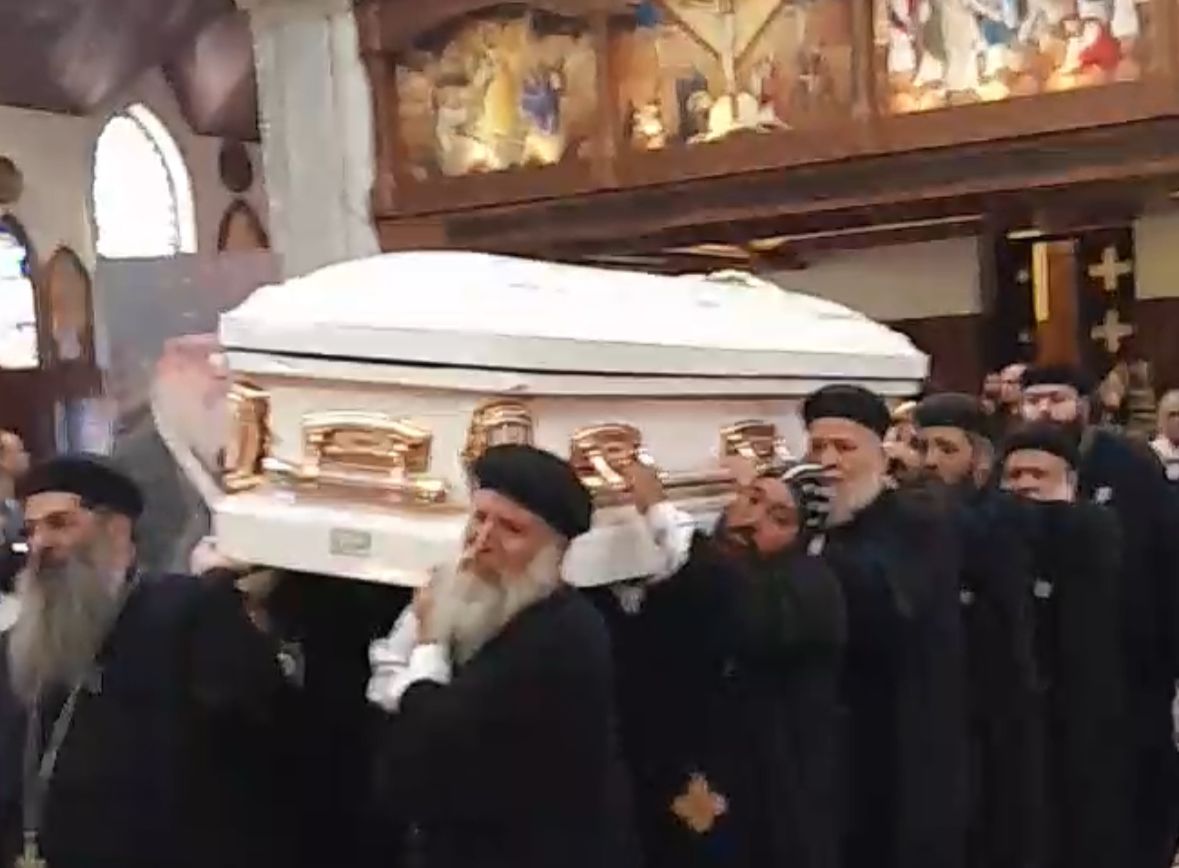 جنازة الأنبا باخوميوس