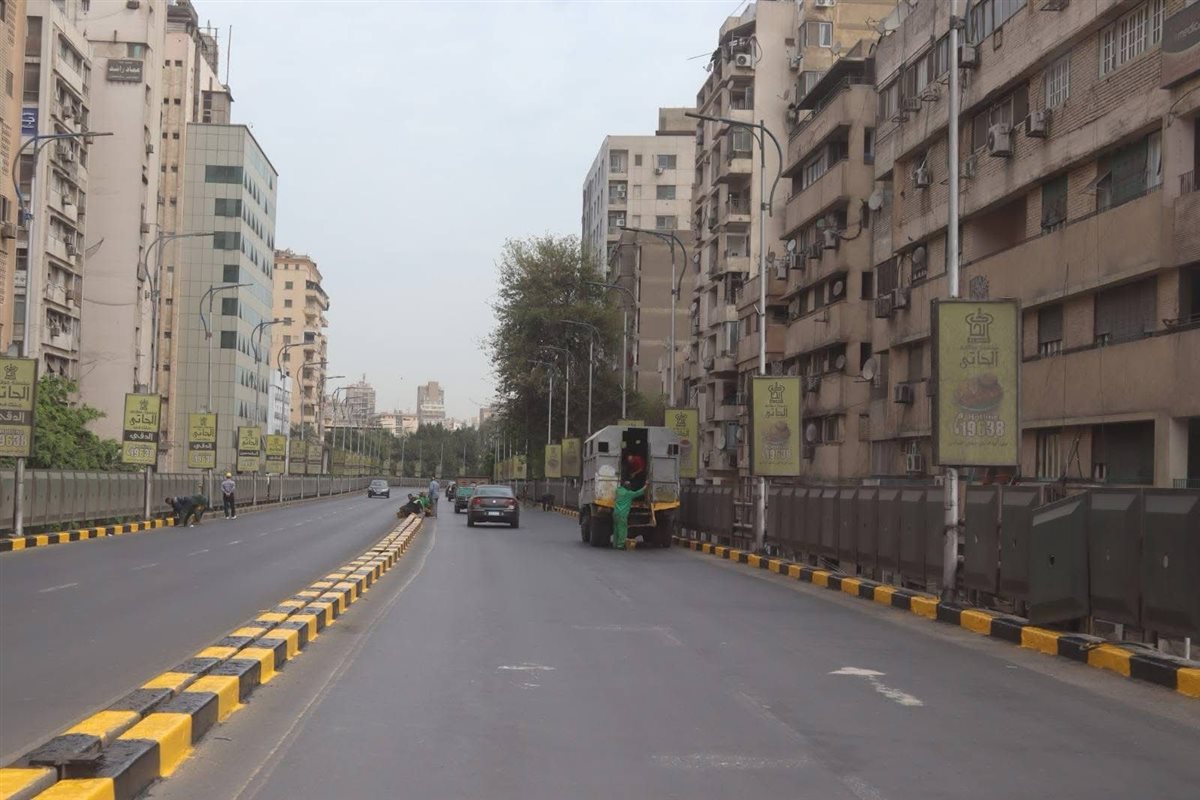   تجميل الشوارع والميادين لاستقبال المواطنين خلال أيام عيد الفطر