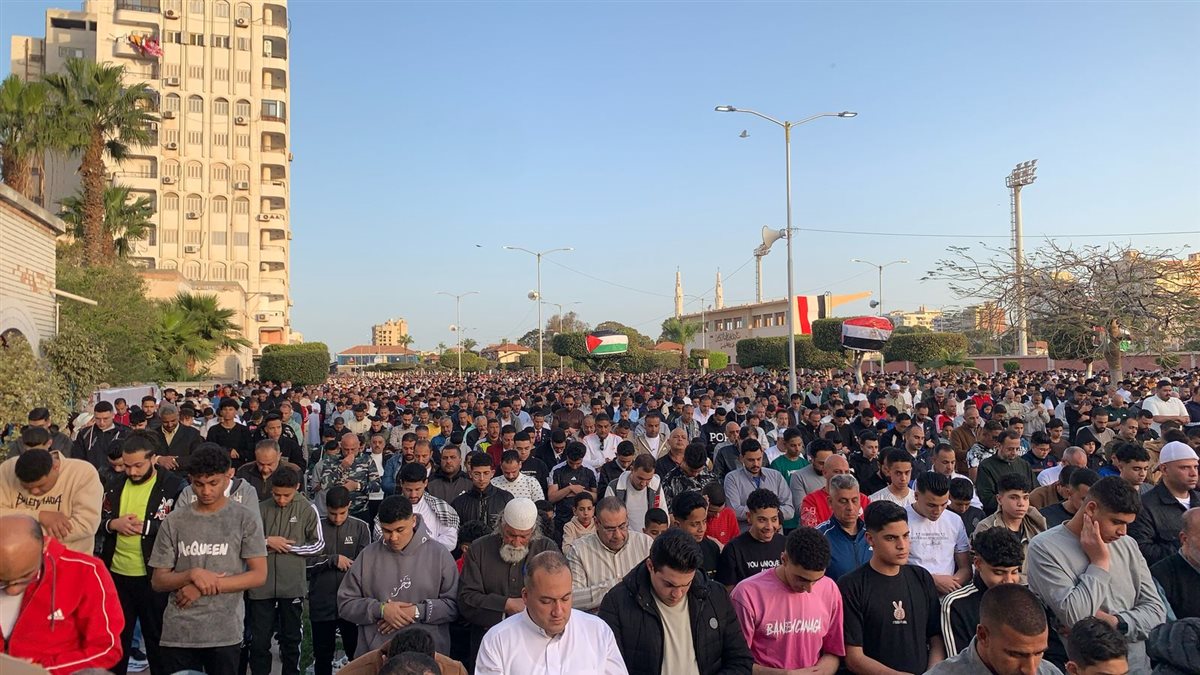 صلاة العيد ببورسعيد 