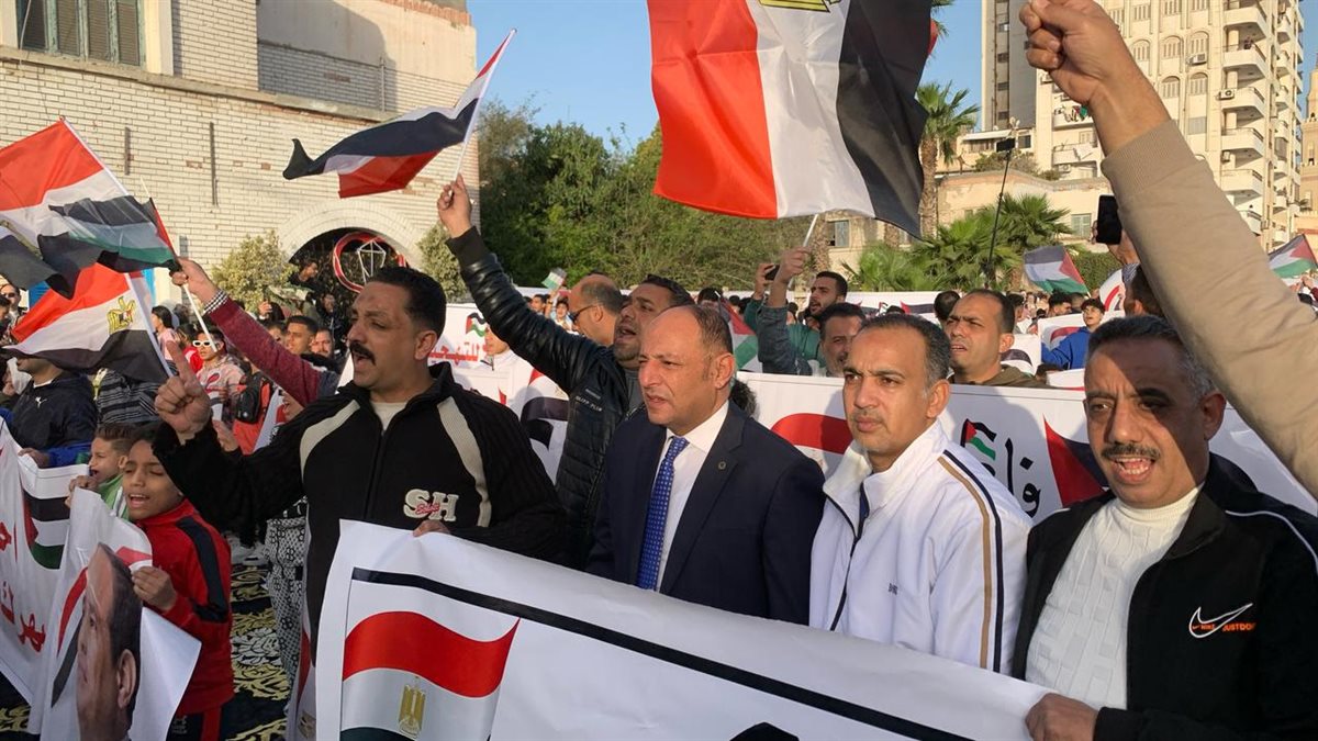 تظاهرات محافظة بورسعيد 