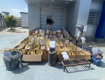 ضبط أكثر من 100 مليون قطعة ألعاب نارية مختلفة الأحجام