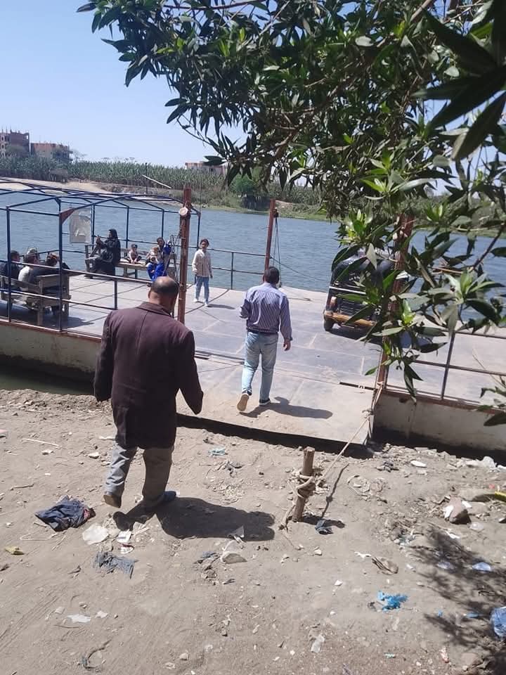 مراجعة المعديات النيلية في عيد الفطر المبارك بالمنوفية