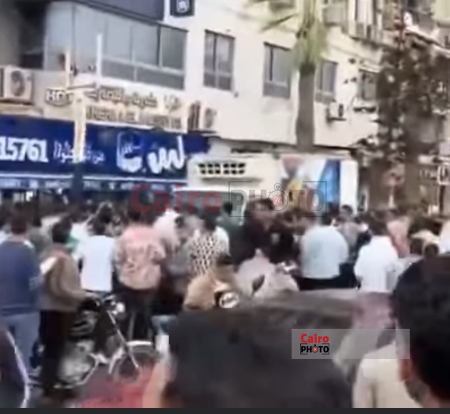 مشاجرة محل بلبن ببورسعيد 