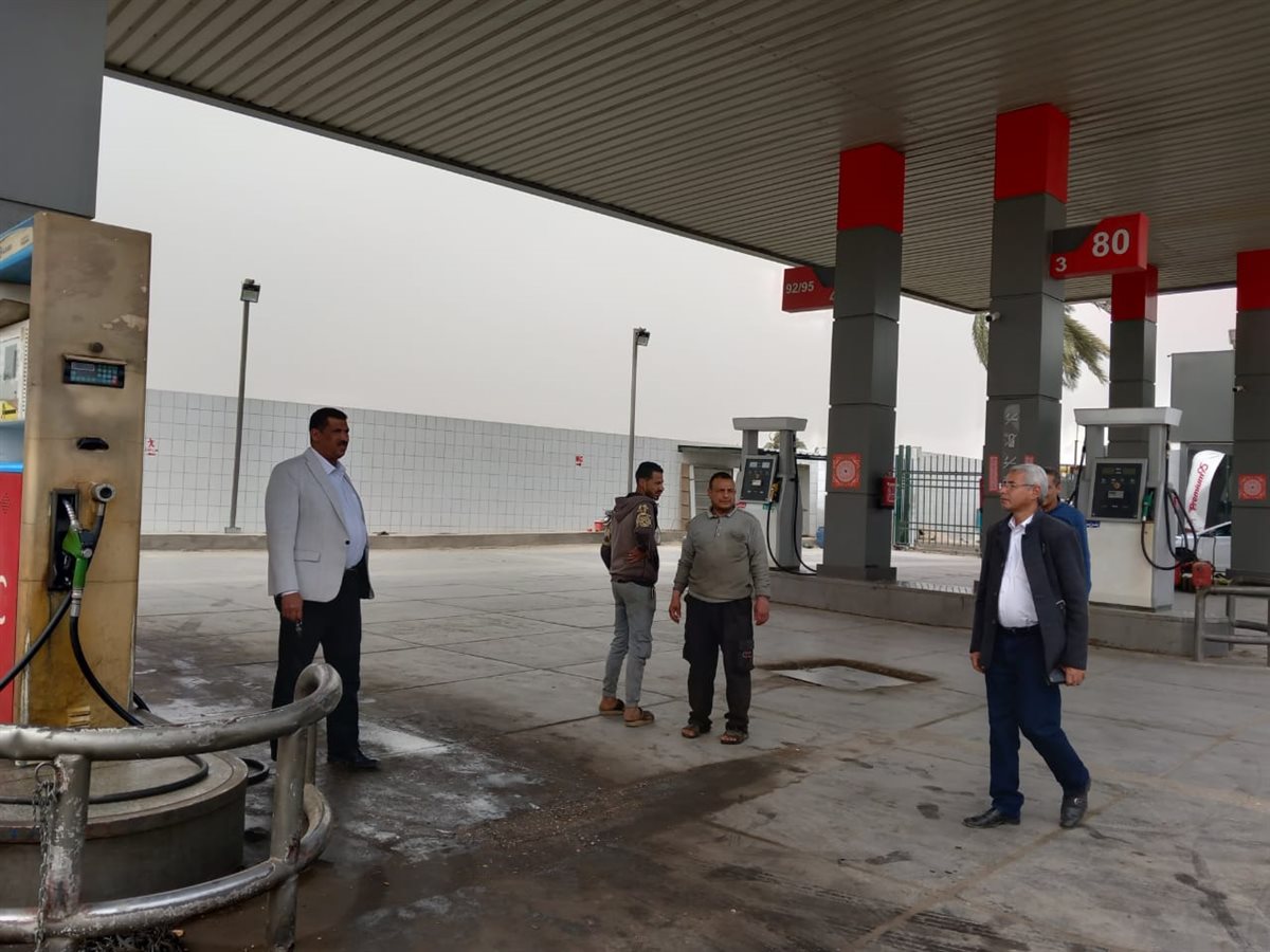 تفتيش محطات الوقود والمخابز
