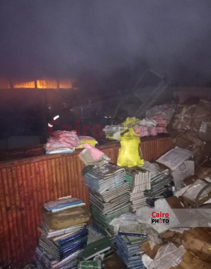  اندلاع حريق داخل قطاع دار الكتب بالعمرانية والحماية المدنية تحاول السيطرة