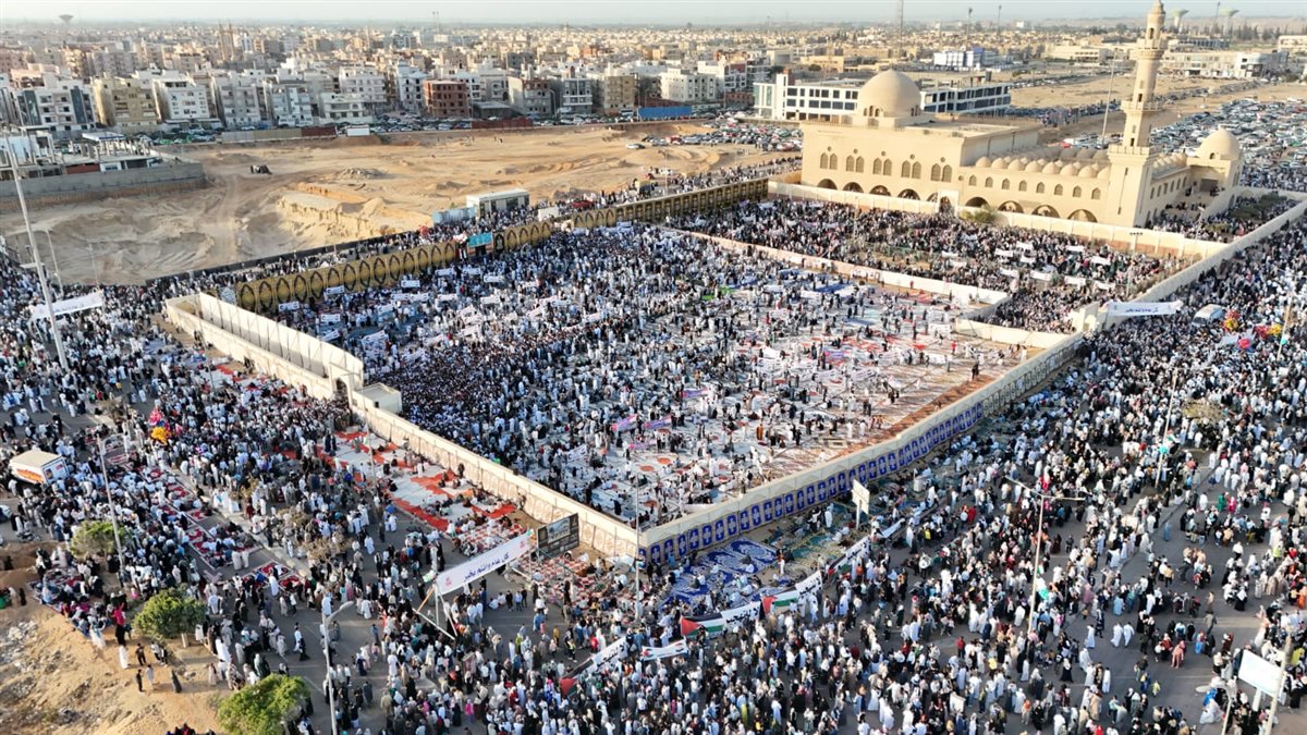 الآلاف يتظاهرون في المنوفية رفضا لتهجير الفلسطينين وتأييد موقف الرئيس