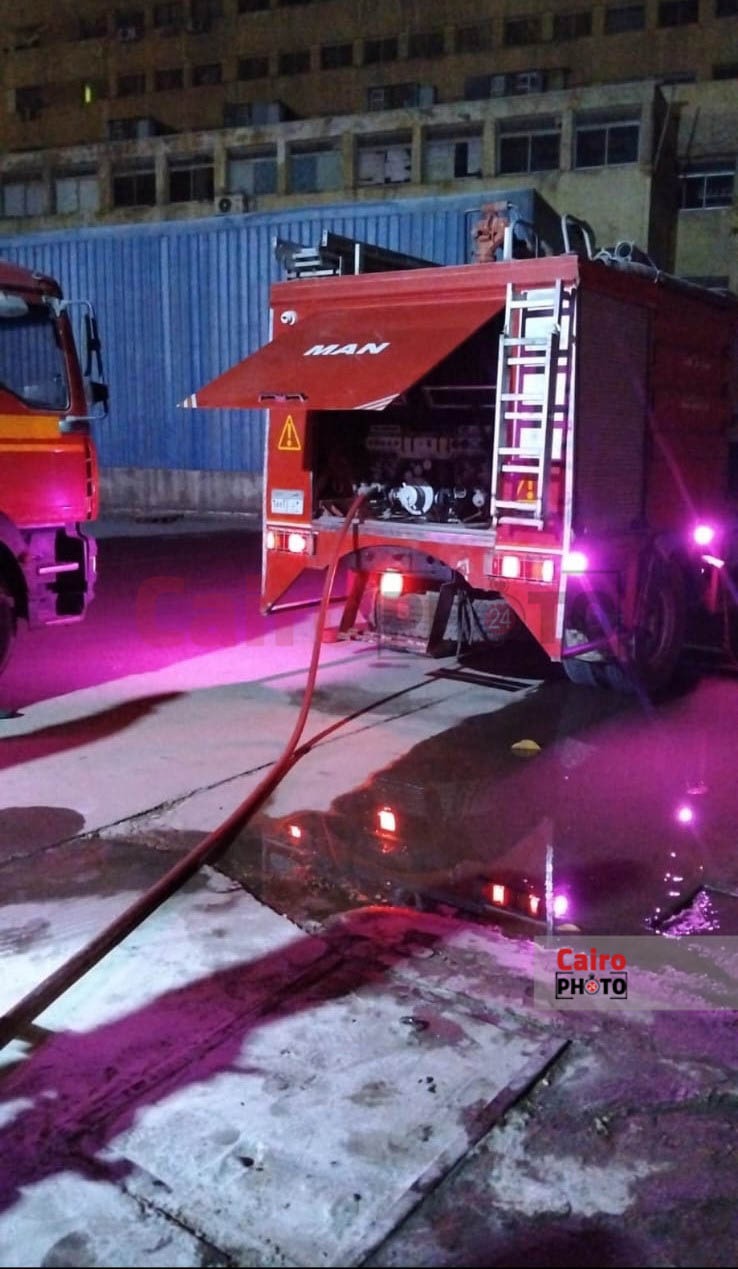  اندلاع حريق داخل قطاع دار الكتب بالعمرانية والحماية المدنية تحاول السيطرة