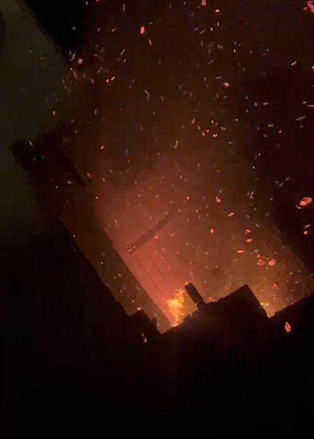 حريق هائل بشقة سكنية في الاقصر