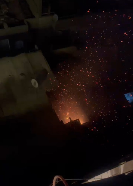 حريق هائل بشقة سكنية في الاقصر