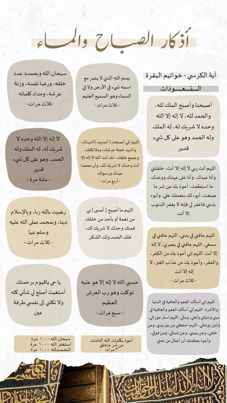 هل تعلم أن بعض أذكار الصباح والمساء تقيك من الحسد والعين؟