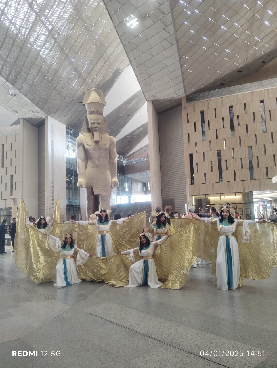  المتحف المصري الكبير ينظم عرض فني لـ موكب حتحور