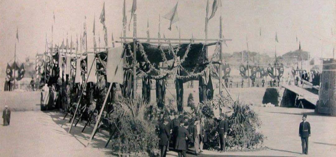 صور نادرة من وضع حجر الأساس الخاص بالمتحف المصري بالتحرير