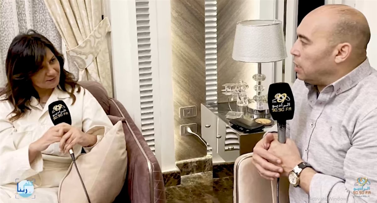 أحمد الخطيب ونبيلة مكرم