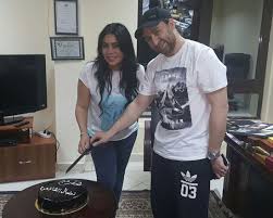 زوجة الفنان نضال الشافعي 